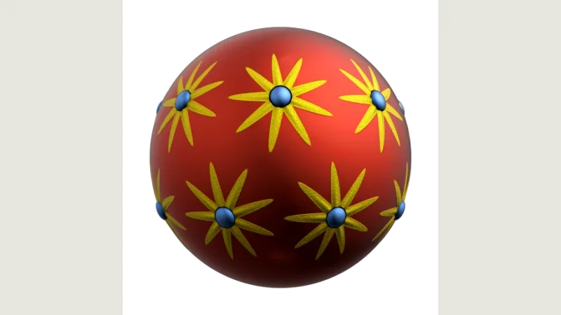 Christmas Tree Ornament 007 preview from licensed source files