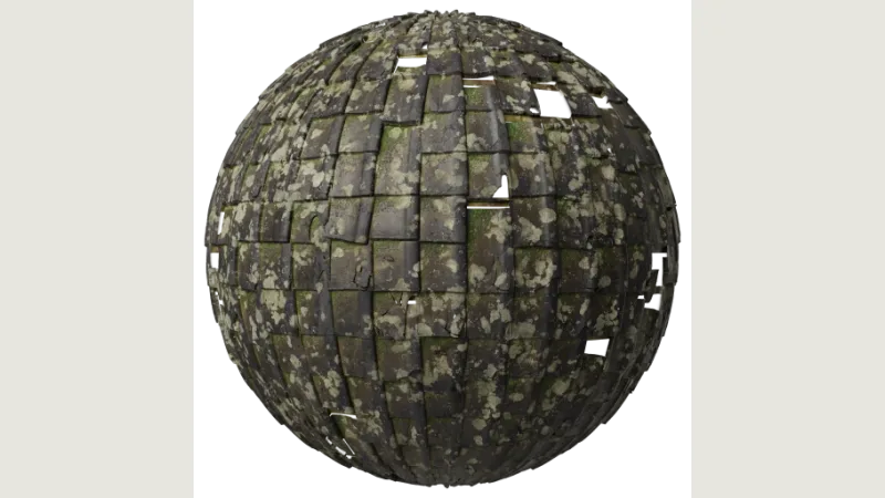 Roofing Tiles 013 D preview from licensed source files