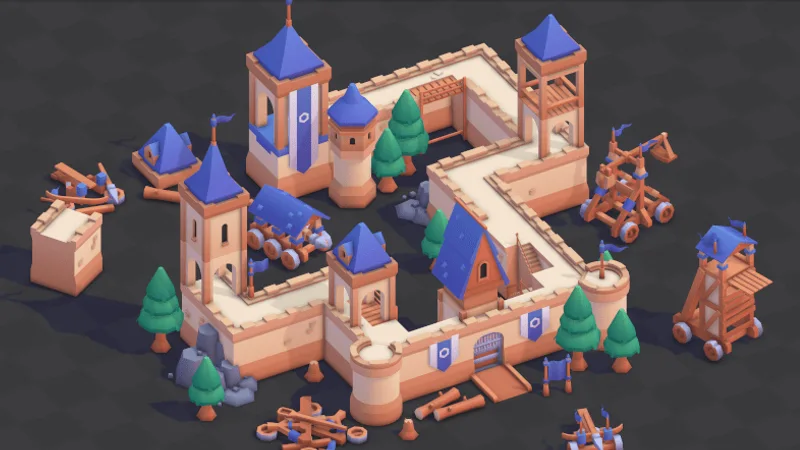 Castle Kit asset pack preview