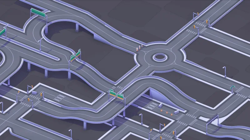 City Kit (Roads) asset pack preview