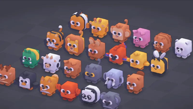 Cube Pets preview from licensed source files
