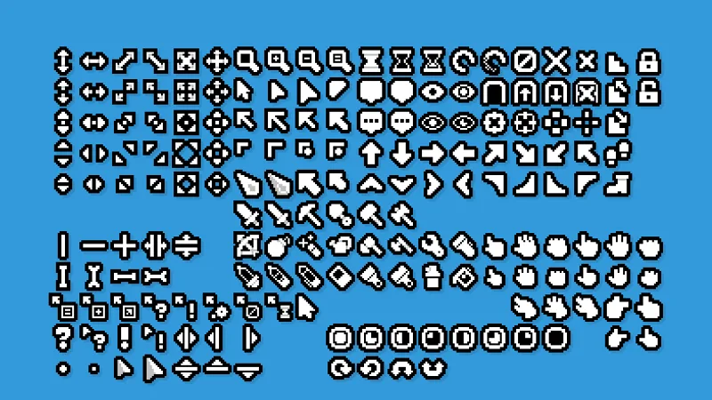 Cursor Pixel Pack asset pack preview