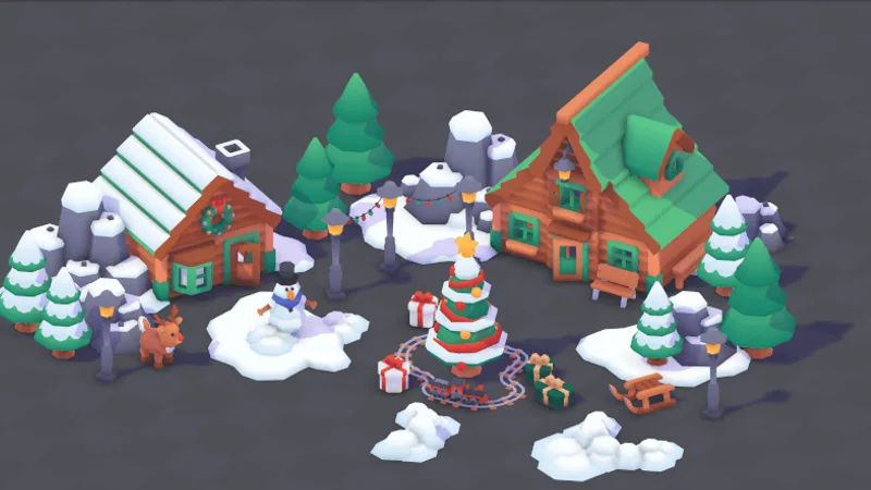 Holiday Kit preview from licensed source files