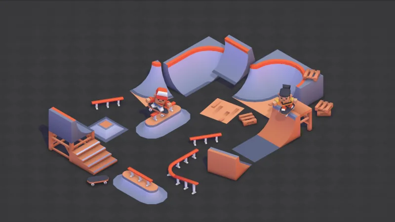 Mini Skate preview from licensed source files