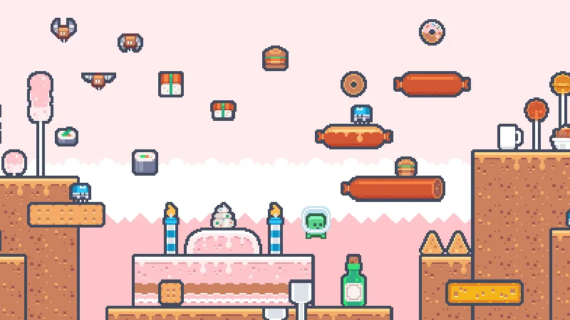 Pixel Platformer Food Expansion asset pack preview