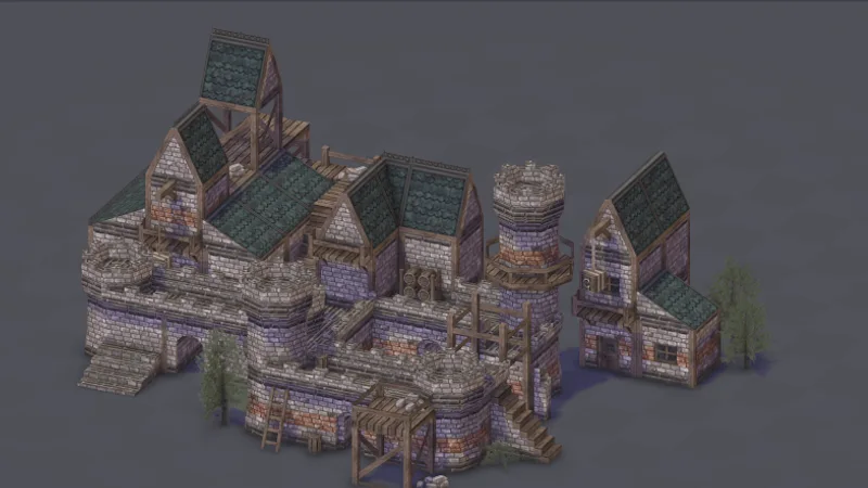 Retro Fantasy Kit asset pack preview