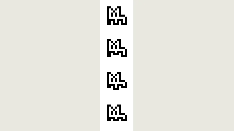 1-bit Platformer Pack preview from licensed source files