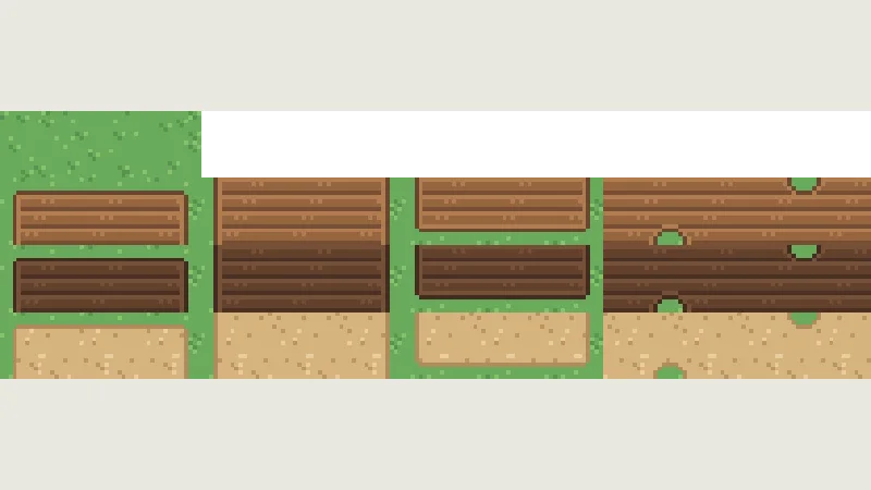 Cozy Farm Lite - 16x16 top-down farm tiles, crops, farmer & hen preview from licensed source files