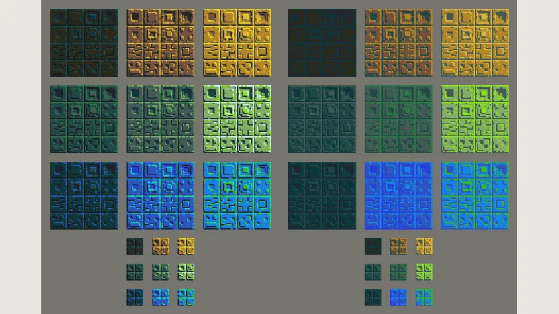 Square Block Textures preview from licensed source files