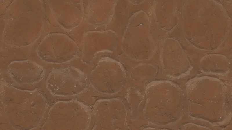 Patterned Clay Wall preview from licensed source files