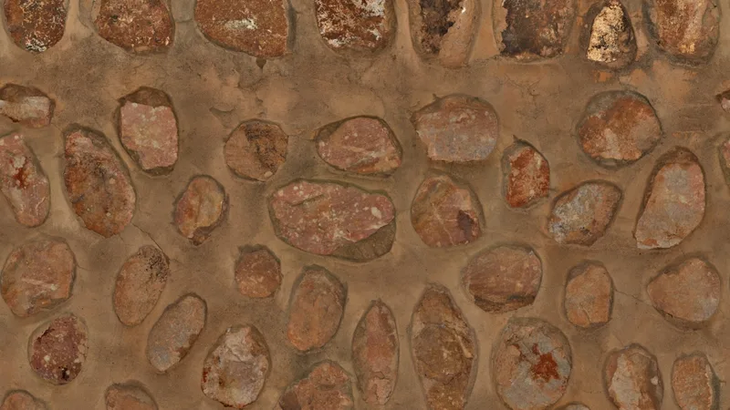 Rock Embedded Concrete Wall preview from licensed source files