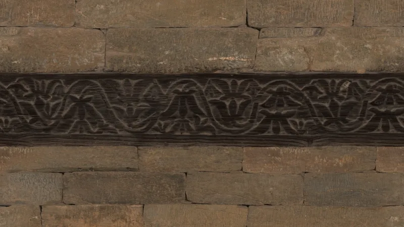 Wood Inlaid Stone Wall preview from licensed source files